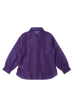 The Purple Sunflower Pure Organza Shirt