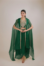 The Ivy Green Cape Set