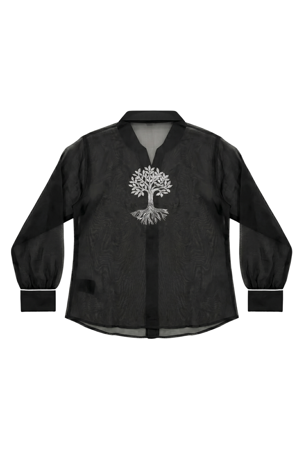 The Noir 'Tree of Life' Organza Shirt