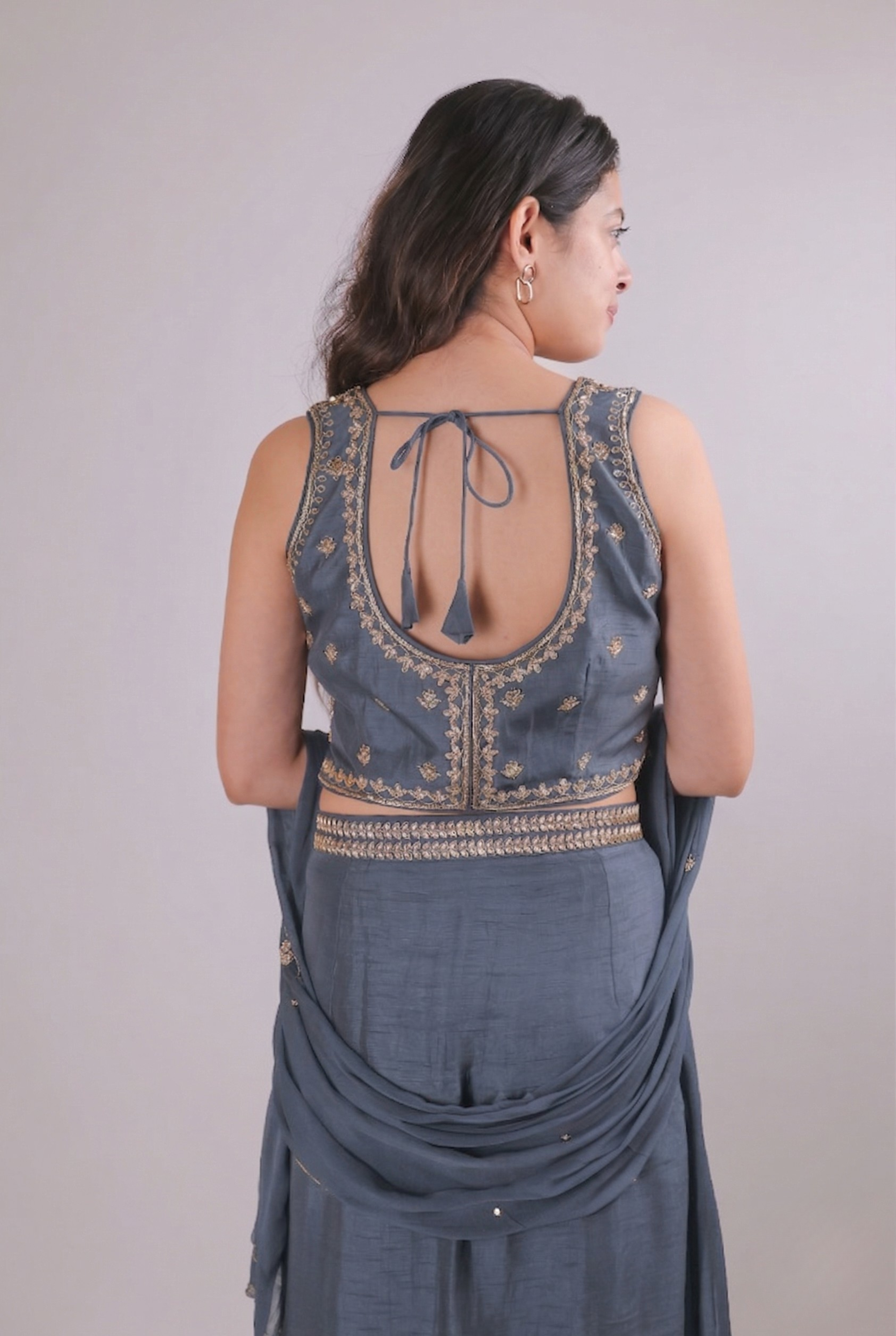Sterling Ash Embroidered Lehenga Set