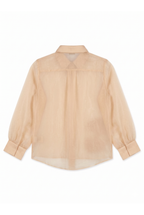 The Desert Oasis Hand-Embroidered Organza Shirt