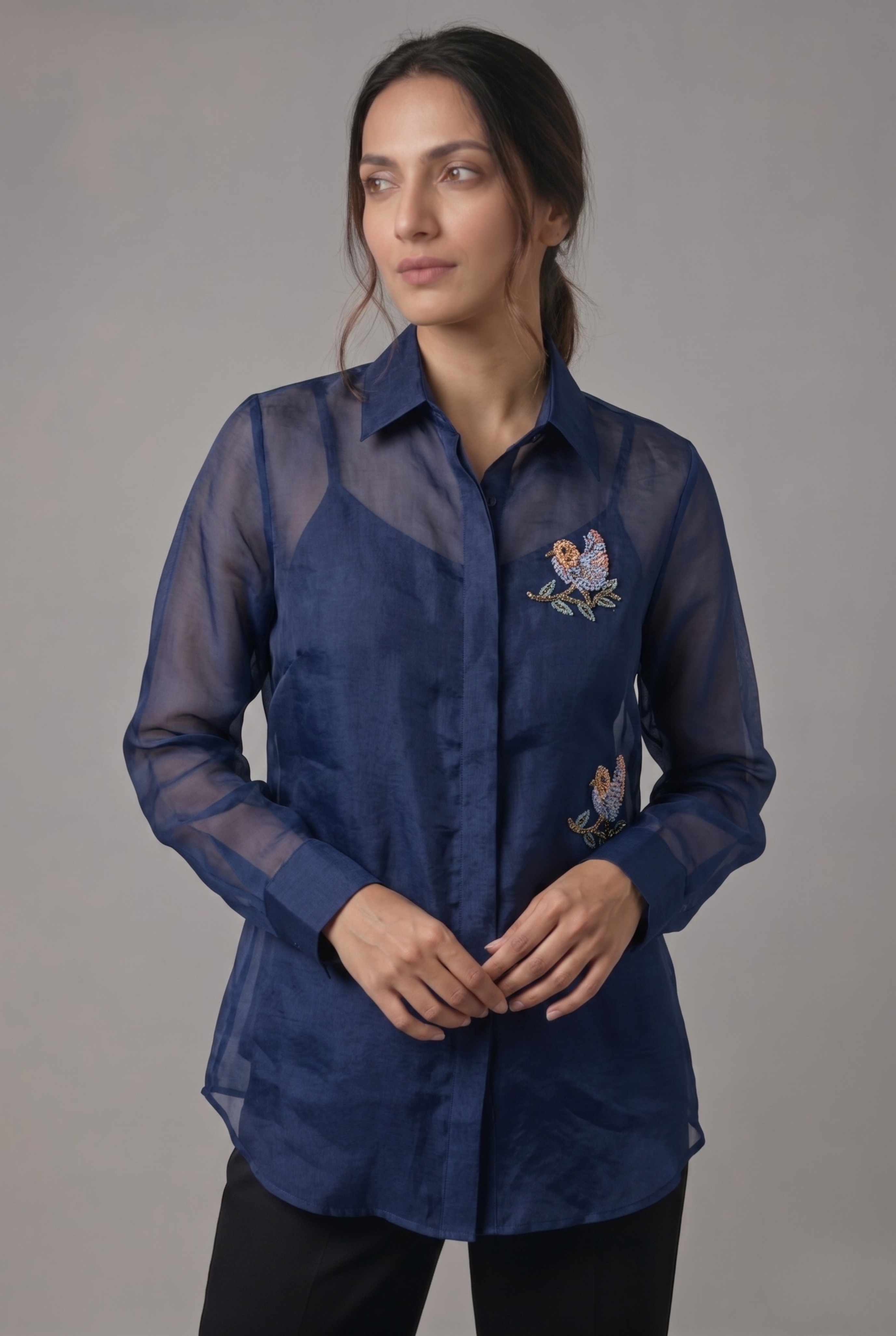 The Enchanted Branch Organza Shirt