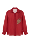 The Ruby Bloom Organza Shirt