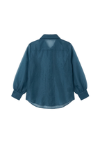 The Slate Marine Scallop Organza Shirt