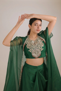The Ivy Green Cape Set
