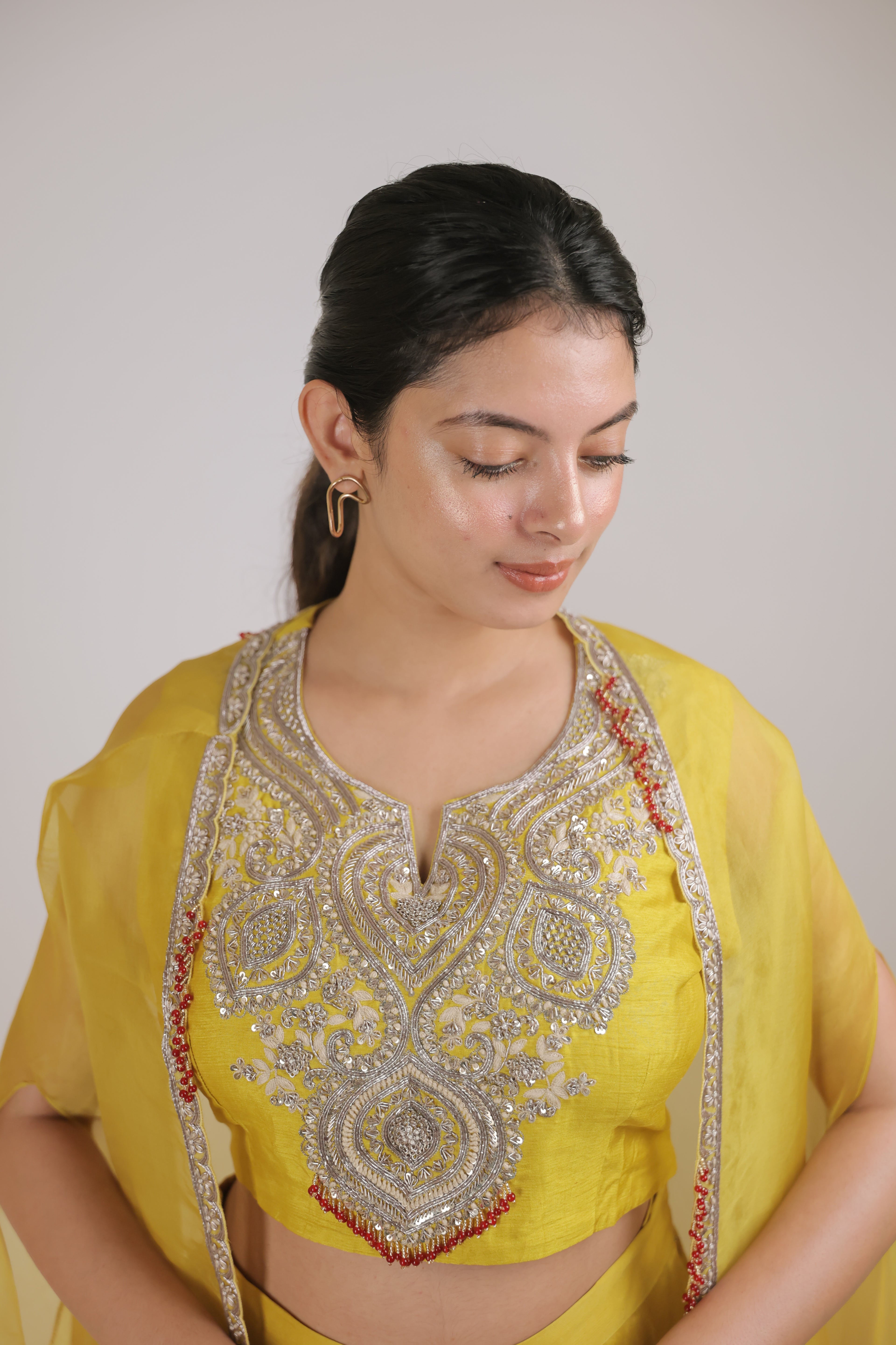 The Marigold Bloom Cape Set